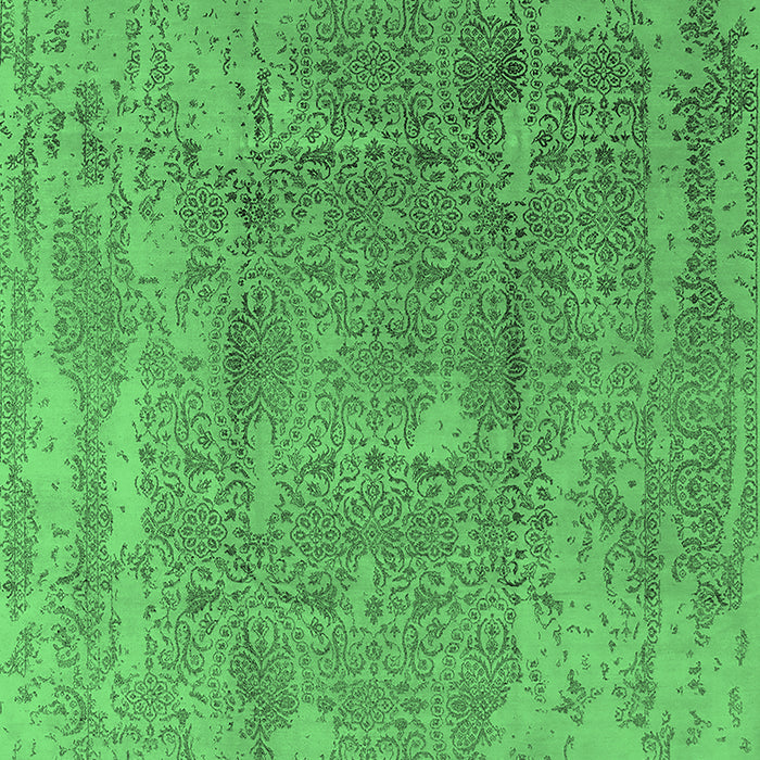 Oriental Emerald Green Industrial Rug, urb1464emgrn