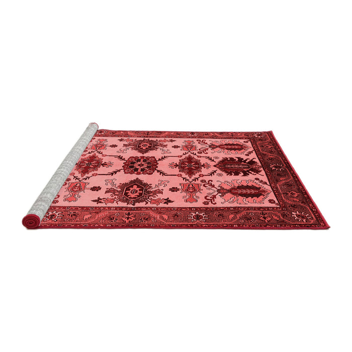 Industrial Red Washable Rugs