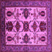 Square Oriental Pink Industrial Rug, urb1465pnk