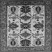 Square Oriental Gray Industrial Rug, urb1465gry