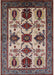 Mid-Century Modern Light French Beige Brown Oriental Rug, urb1465