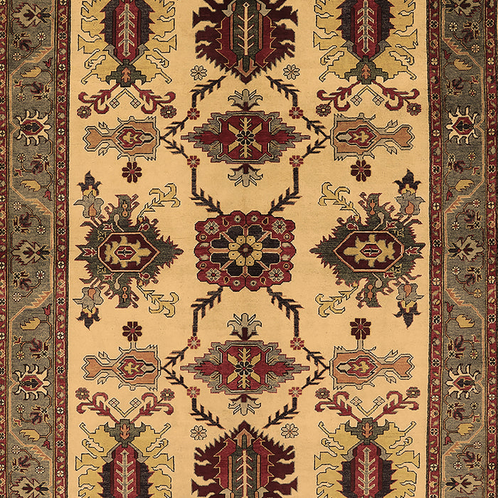 Machine Washable Oriental Brown Industrial Rug, wshurb1465brn