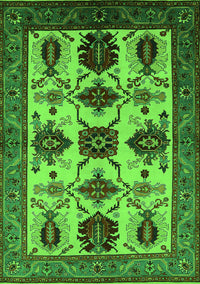 Oriental Green Industrial Rug, urb1465grn