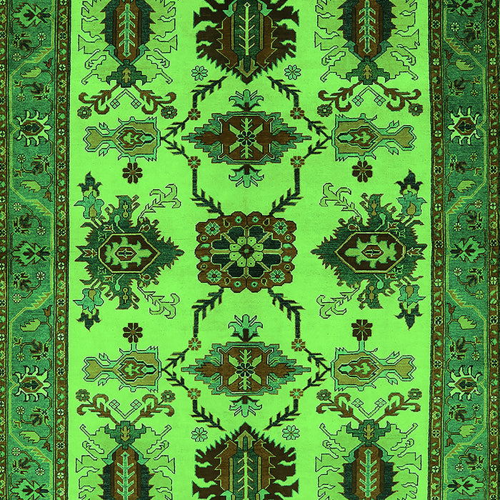 Oriental Green Industrial Rug, urb1465grn