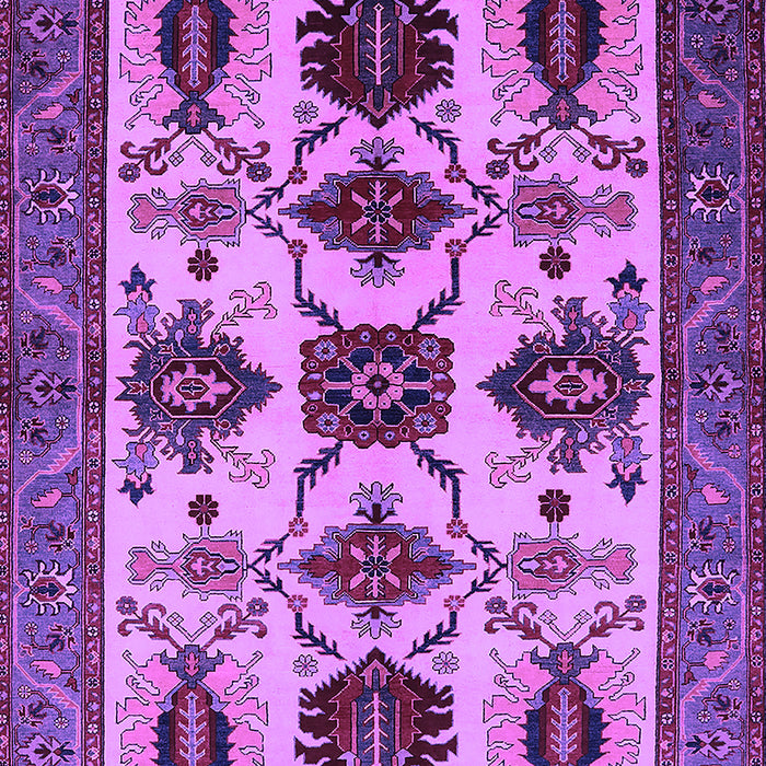 Machine Washable Oriental Purple Industrial Area Rugs, wshurb1465pur