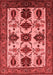 Oriental Red Industrial Area Rugs