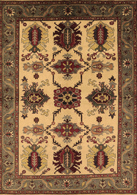 Oriental Brown Industrial Rug, urb1465brn