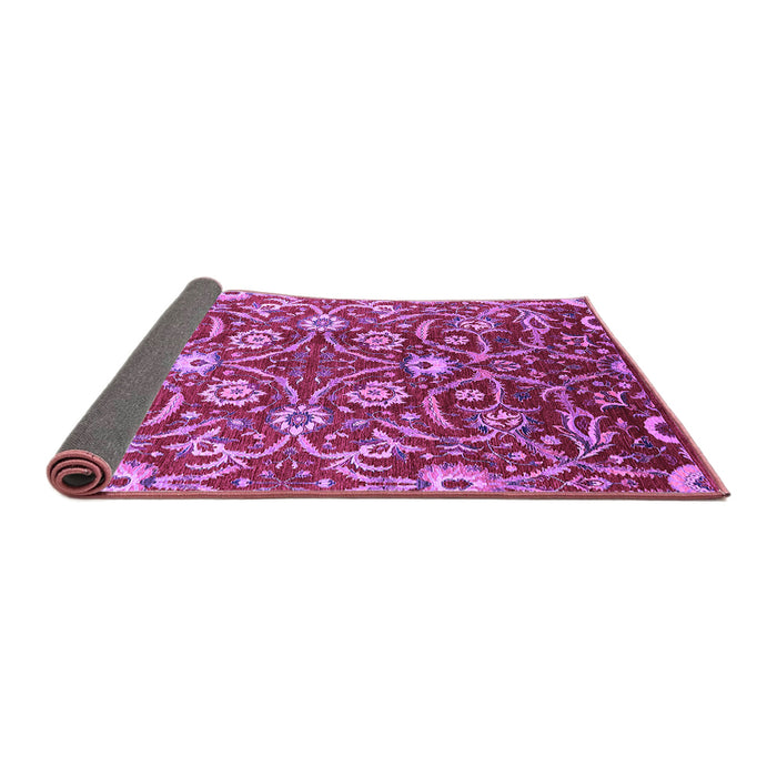 Sideview of Oriental Purple Industrial Rug, urb1466pur