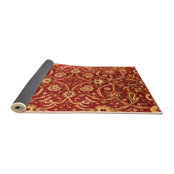 Sideview of Oriental Orange Industrial Rug, urb1466org