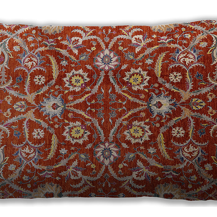Mid-Century Modern Urban Light Copper Gold Lumbar Throw Pillow, 13 inch by 19 inch, lburb1466
