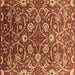 Square Oriental Brown Industrial Rug, urb1466brn