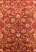 Machine Washable Oriental Orange Industrial Area Rugs, wshurb1466org