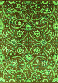 Oriental Green Industrial Rug, urb1466grn