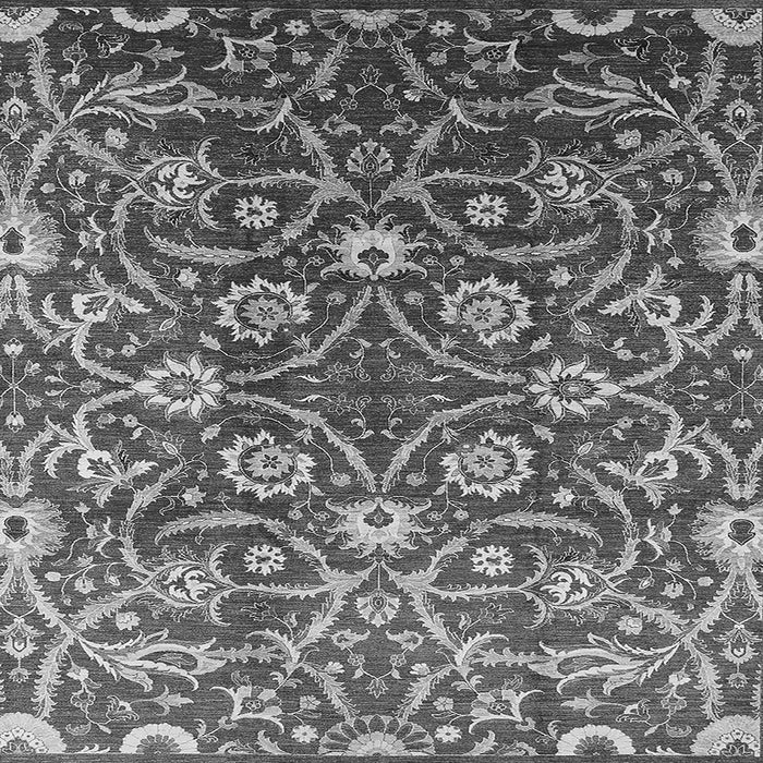 Square Oriental Gray Industrial Rug, urb1466gry