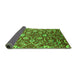 Sideview of Oriental Green Industrial Rug, urb1466grn