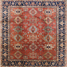 Square Machine Washable Industrial Modern Light Copper Gold Rug, wshurb1467