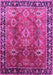 Oriental Pink Traditional Rug, urb1467pnk