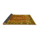 Sideview of Oriental Yellow Traditional Rug, urb1467yw