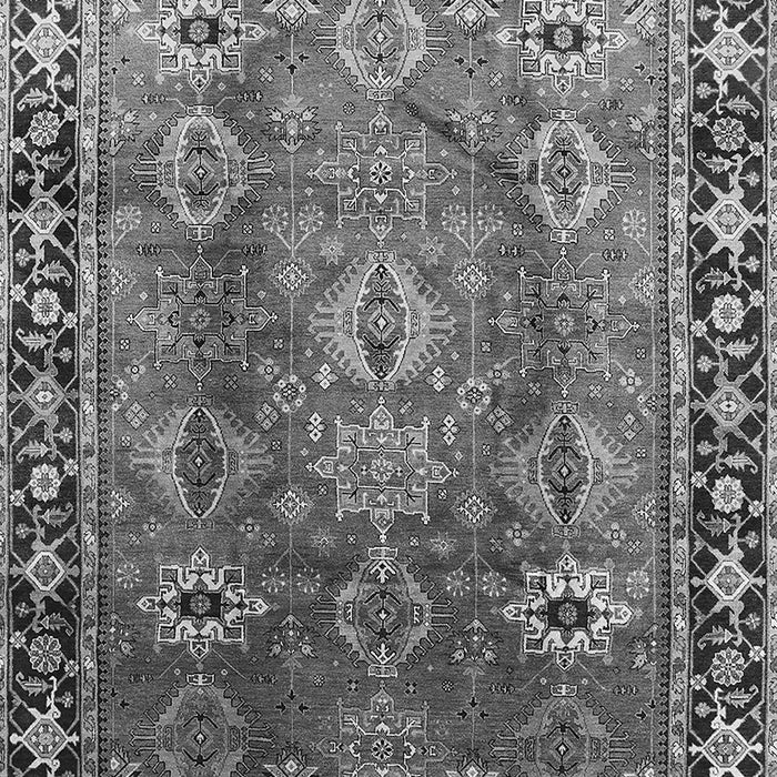Machine Washable Oriental Gray Traditional Rug, wshurb1467gry
