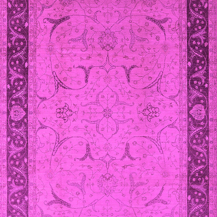 Machine Washable Oriental Pink Industrial Rug, wshurb1468pnk