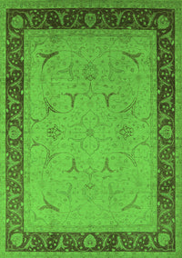 Oriental Green Industrial Rug, urb1468grn