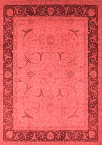 Oriental Red Industrial Rug, urb1468red