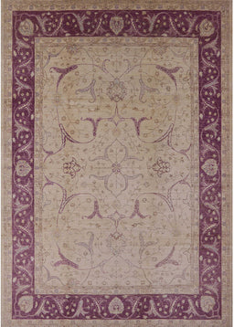 Mid-Century Modern Chestnut Brown Oriental Rug, urb1468