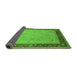 Sideview of Oriental Green Industrial Rug, urb1468grn