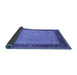 Sideview of Oriental Blue Industrial Rug, urb1468blu