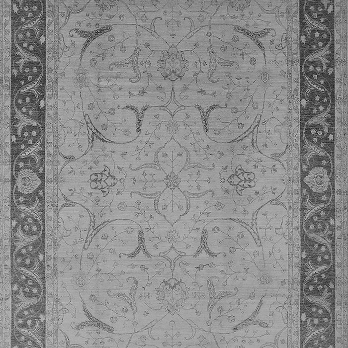 Machine Washable Oriental Gray Industrial Rug, wshurb1468gry