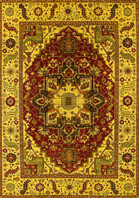 Persian Yellow Traditional Rug, urb1469yw
