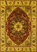 Persian Yellow Traditional Rug, urb1469yw
