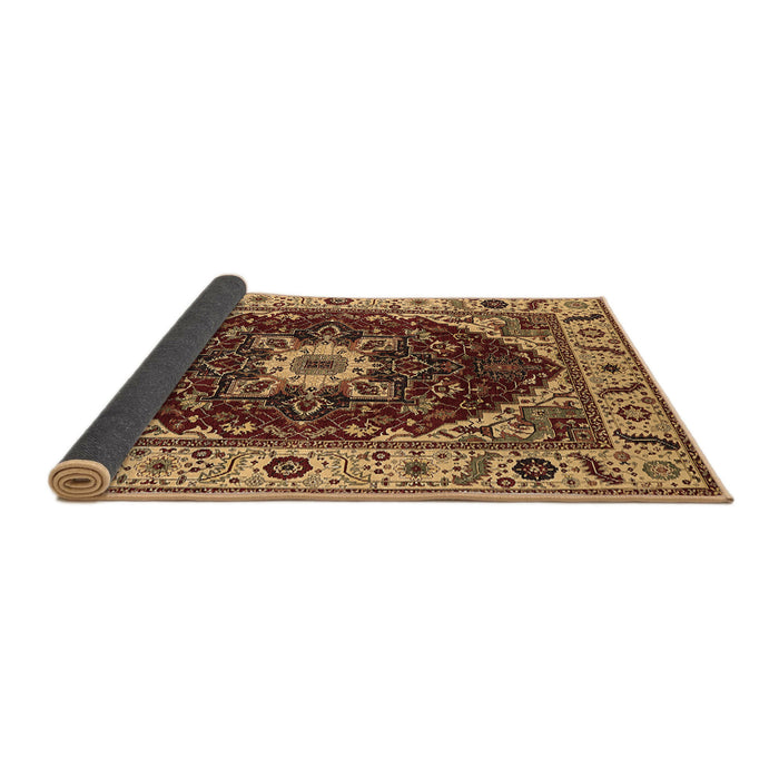 Sideview of Persian Brown Traditional Rug, urb1469brn