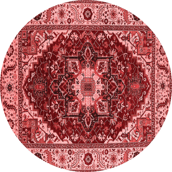 Machine Washable Persian Red Traditional Rug, wshurb1469red