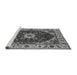 Sideview of Machine Washable Persian Gray Traditional Rug, wshurb1469gry