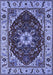 Persian Blue Traditional Rug, urb1469blu