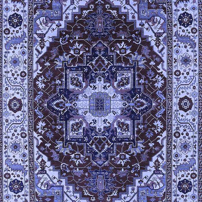 Persian Blue Traditional Rug, urb1469blu