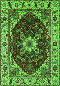 Persian Green Traditional Rug, urb1469grn