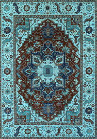 Persian Light Blue Traditional Rug, urb1469lblu