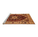 Sideview of Machine Washable Persian Orange Traditional Area Rugs, wshurb1469org