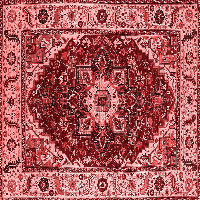 Machine Washable Persian Red Traditional Rug, wshurb1469red