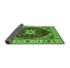 Sideview of Persian Green Traditional Rug, urb1469grn