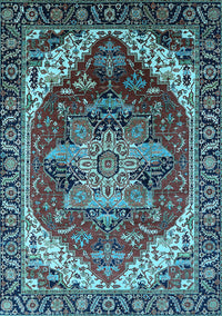 Persian Light Blue Traditional Rug, urb1470lblu