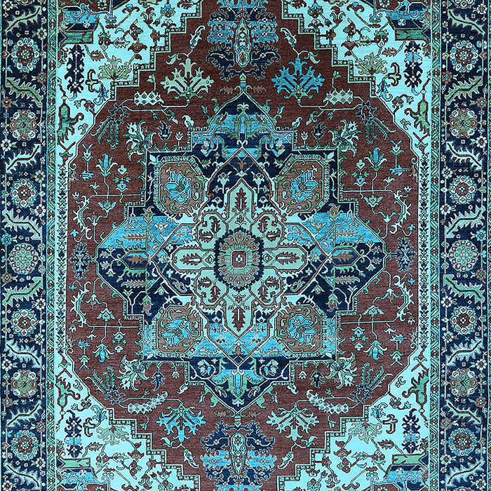 Persian Light Blue Traditional Rug, urb1470lblu
