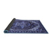 Sideview of Persian Blue Traditional Rug, urb1470blu