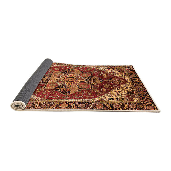 Sideview of Persian Orange Traditional Rug, urb1470org