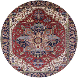 Round Machine Washable Industrial Modern Light French Beige Brown Rug, wshurb1470