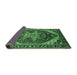 Sideview of Persian Emerald Green Traditional Rug, urb1470emgrn