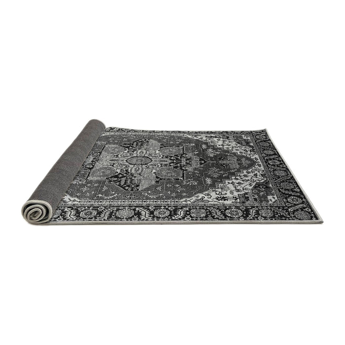 Sideview of Persian Gray Traditional Rug, urb1470gry