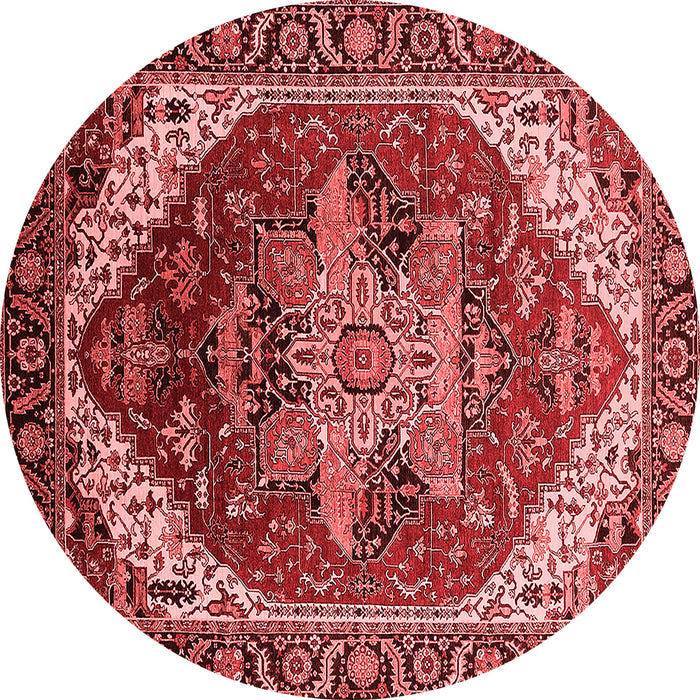 Machine Washable Persian Red Traditional Rug, wshurb1470red